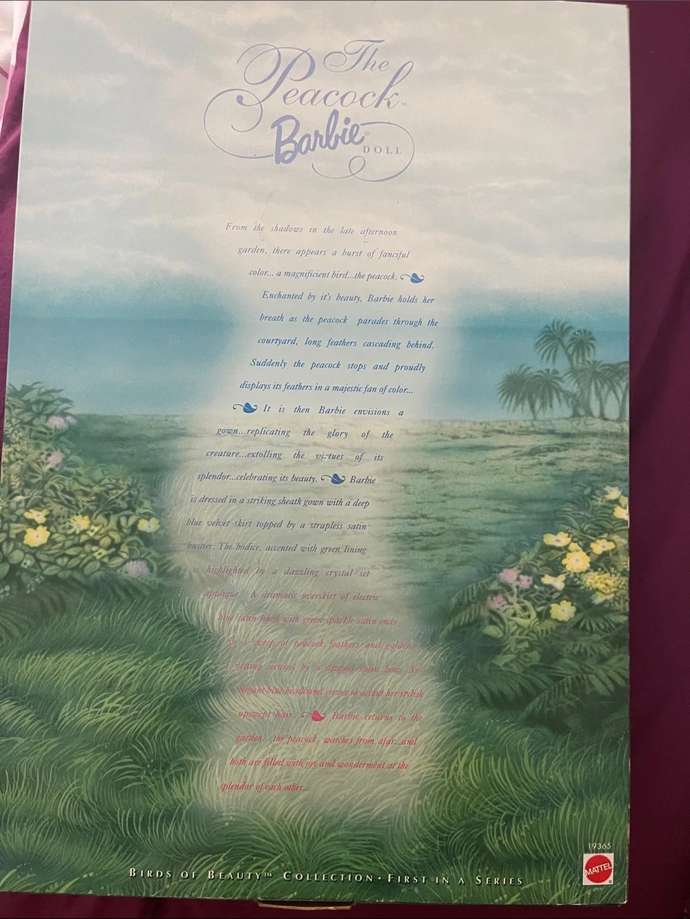 Barbie Peacock Doll in Teal, Blue & Gold Ensemble